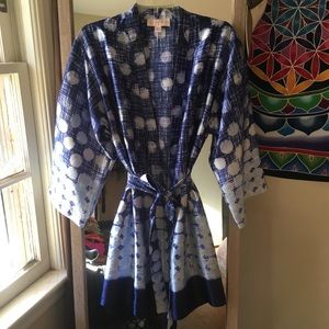 Oscar de la Renta Satin Robe / Kimono